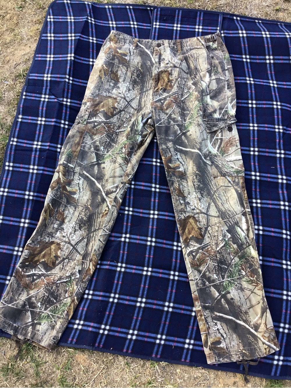 Cabela's Men's Realtree Camo Cargo Pants - Brown Green Tan
